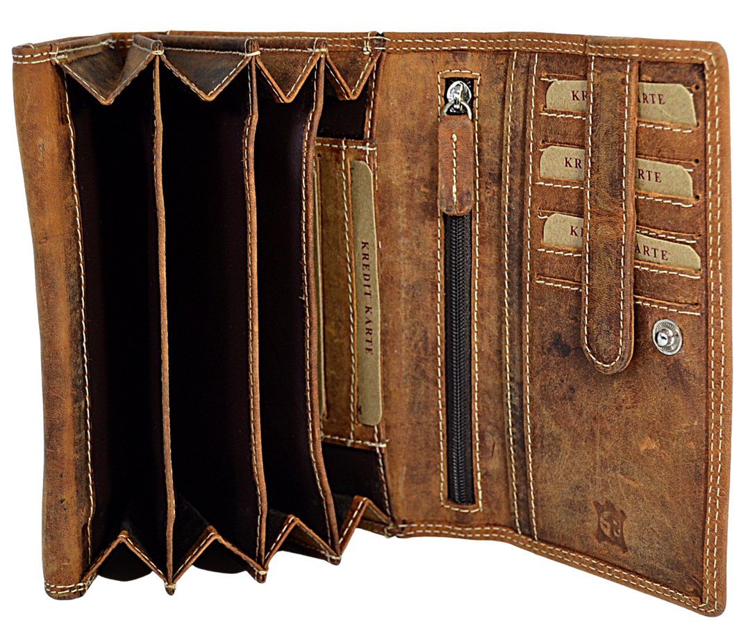 Real leather purse - Reindeer Leather