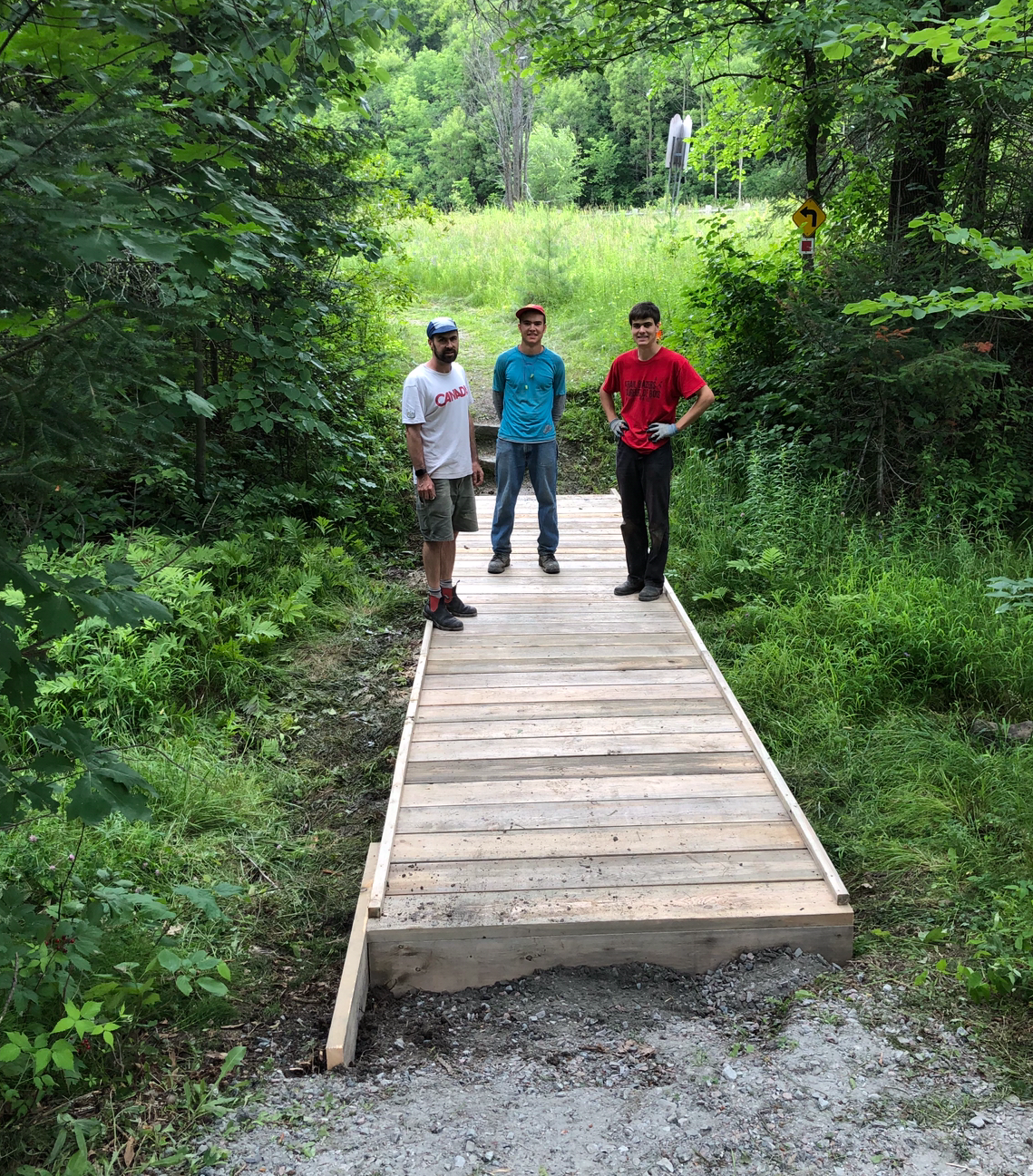 finished boardwalk