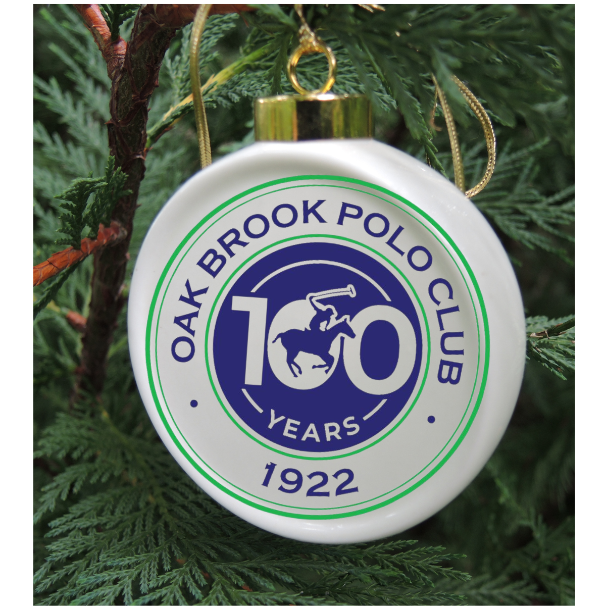Custom Christmas Ornament for Polo Event