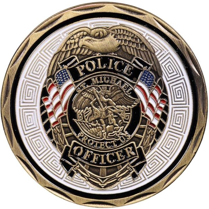 Police coins and medallions