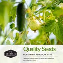 Quality non-hybrid heirloom cucumber seeds