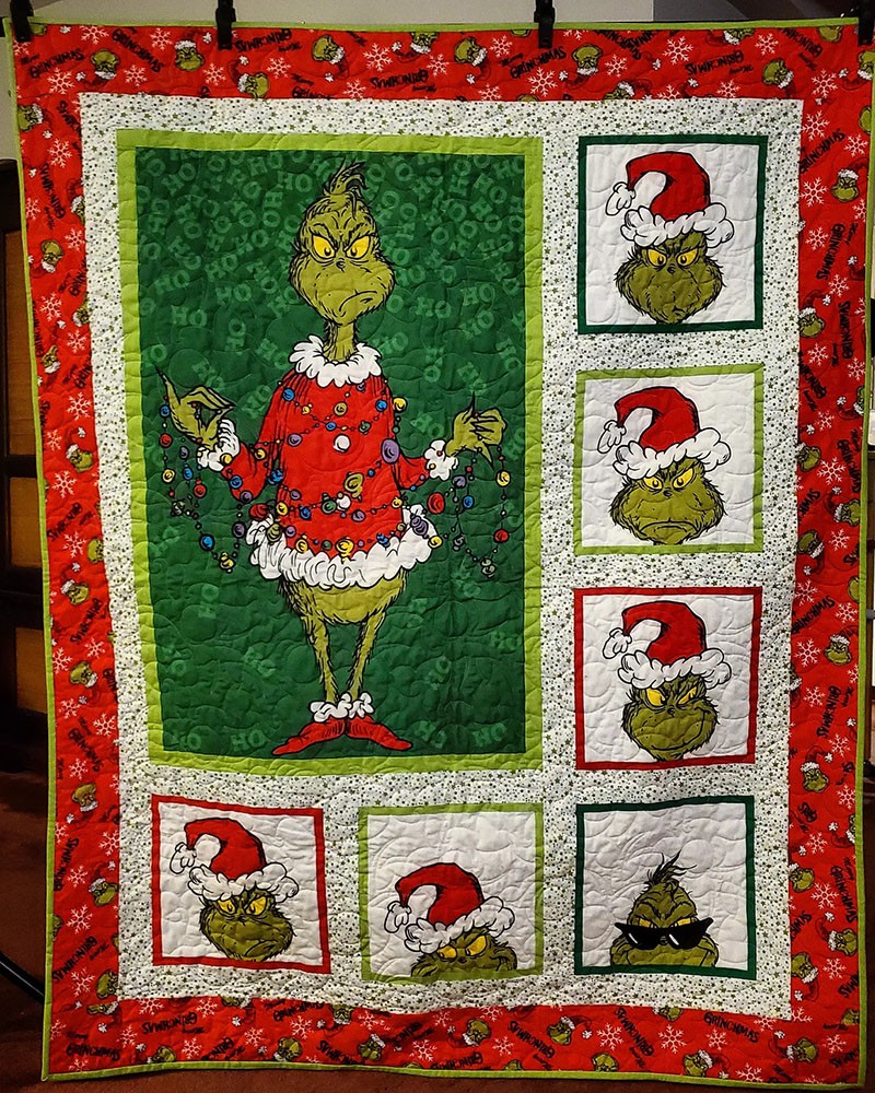 the grinch quilt