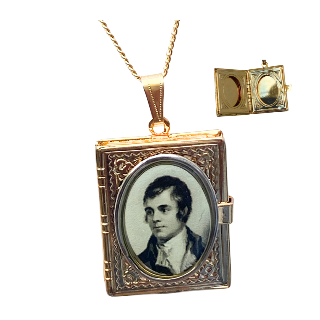 Robert Burns Gold Locket