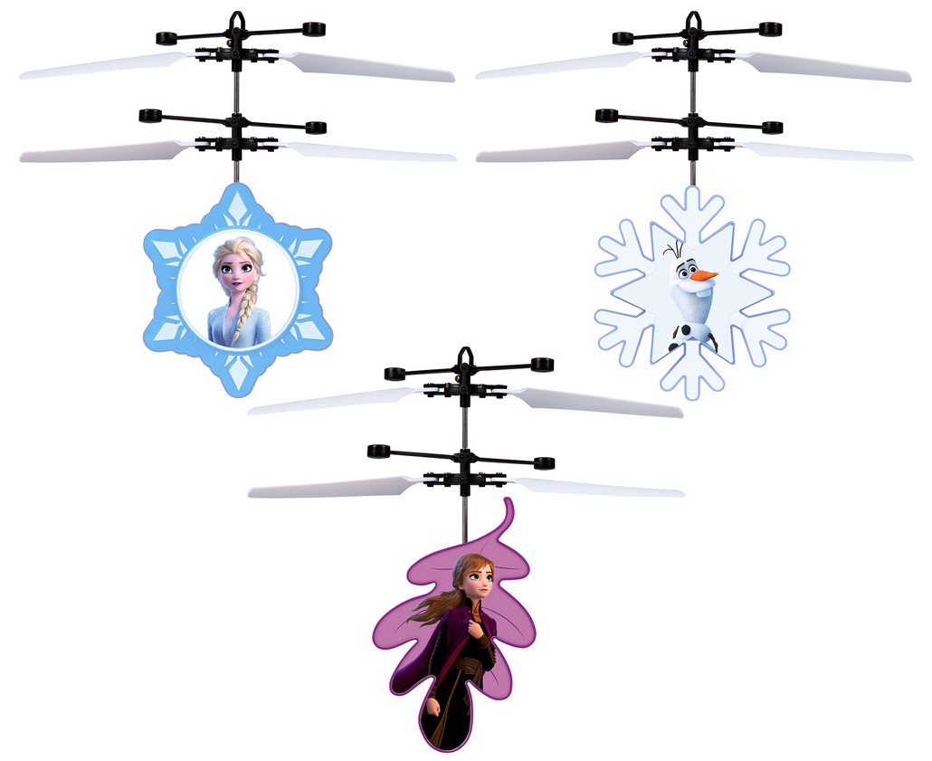 Disney Frozen II Elsa, Anna, Olaf UFO Heli Ball Bundle