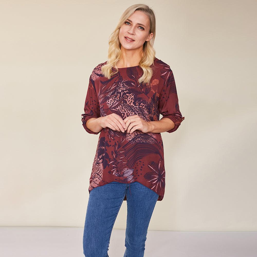 Eli Top (Burgundy)