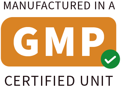 Manufactured in a GMP certified unit.
