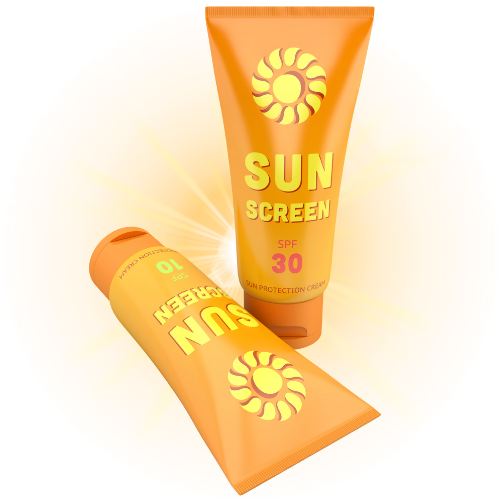 generic sunscreen squeeze bottles