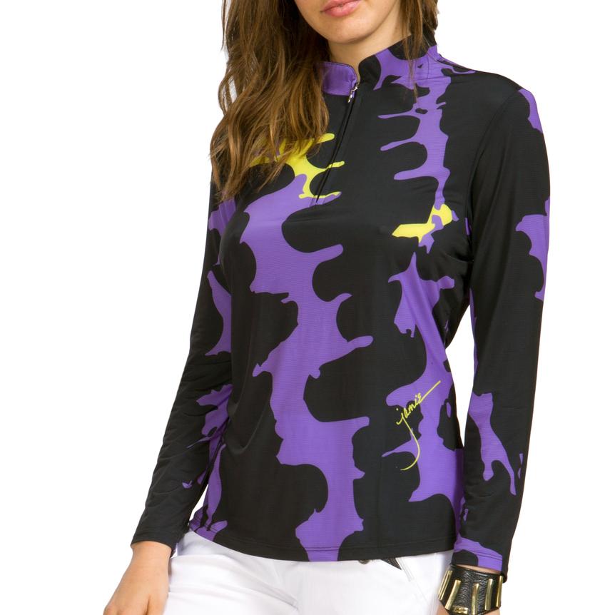 Jamie Sadock Long Sleeve Solar Polo - Carissma 338
