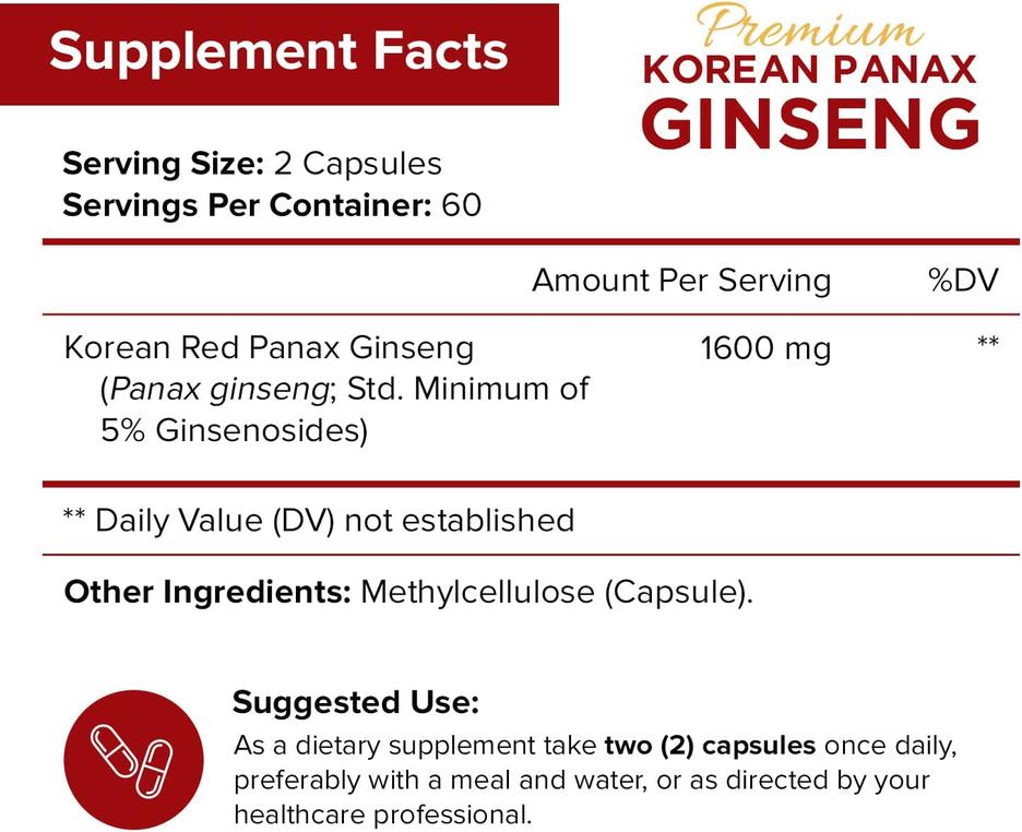 Red Panax Ginseng Dosage For Ed