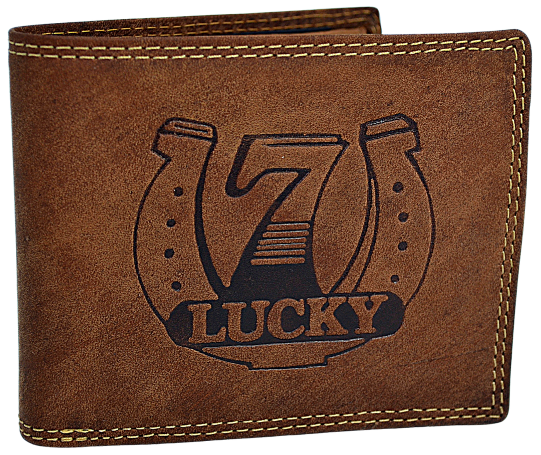 Till Burry - Mens bifold leather wallet - Reindeer Leather