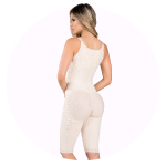 back support girdle in color nude, full body compression garment
