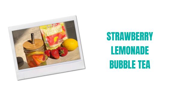 Strawberry Lemonade Bubble Tea