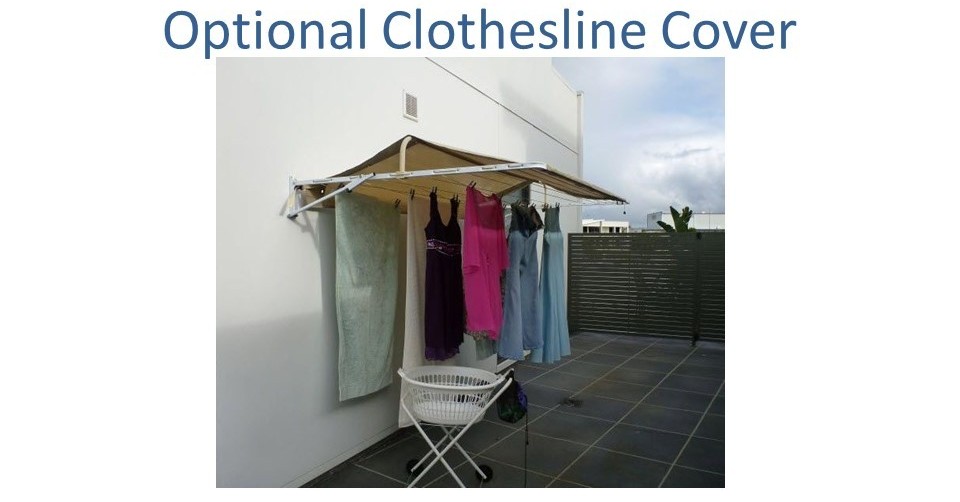 210cm wide clothesline cover