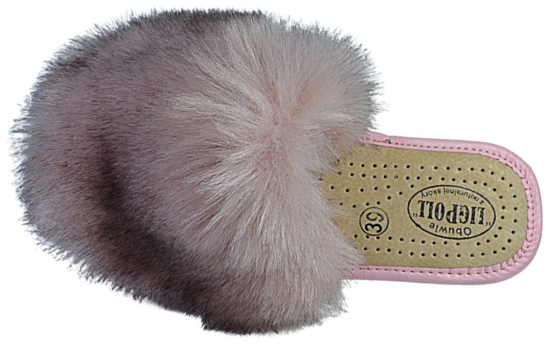 Angel - Women indoor slides - Reindeer Leather