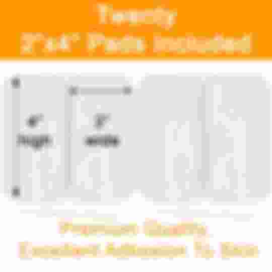 StimChoice Premium Quality 2" x 4" TENS Unit Pads - 20 Count