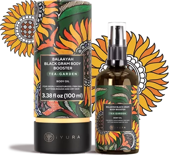 2 bottles of BALAAYAH BLACK GRAM BODY OIL