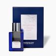 Bleeding Heart blue 50mL bottle with blue box in front of white background
