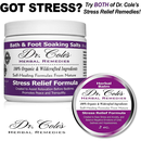 Dr. Coles Stress Balm and Salts combination