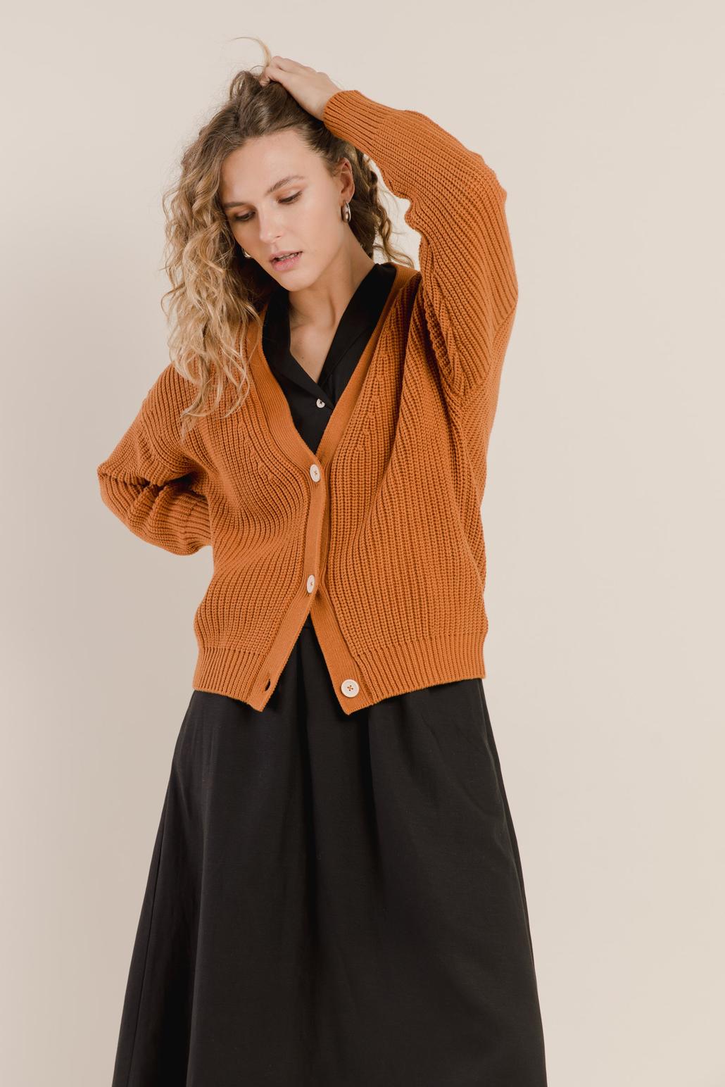 Shelter Cotton Cardigan Birch