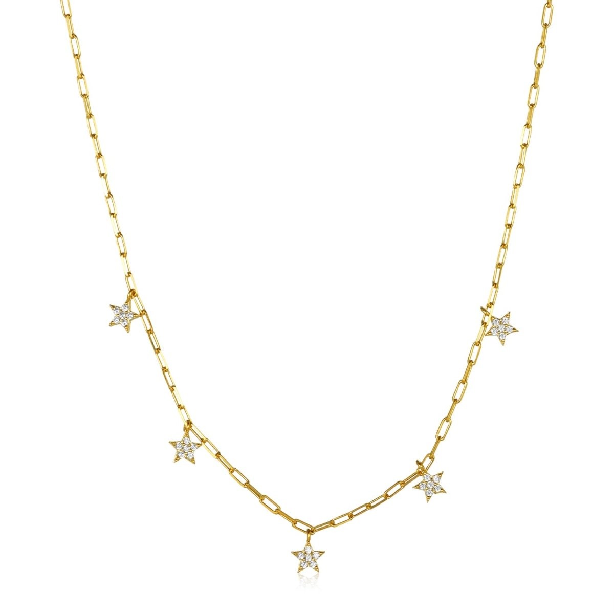 sparkling star necklace for girls
