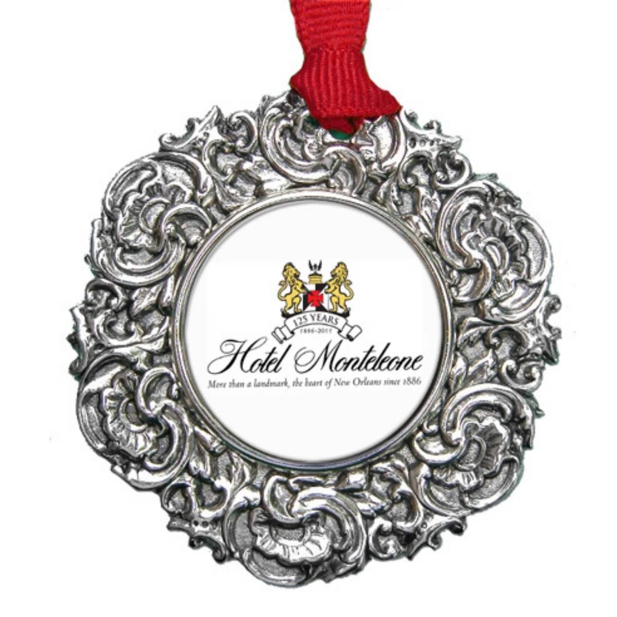Custom Silver Christmas Ornaments