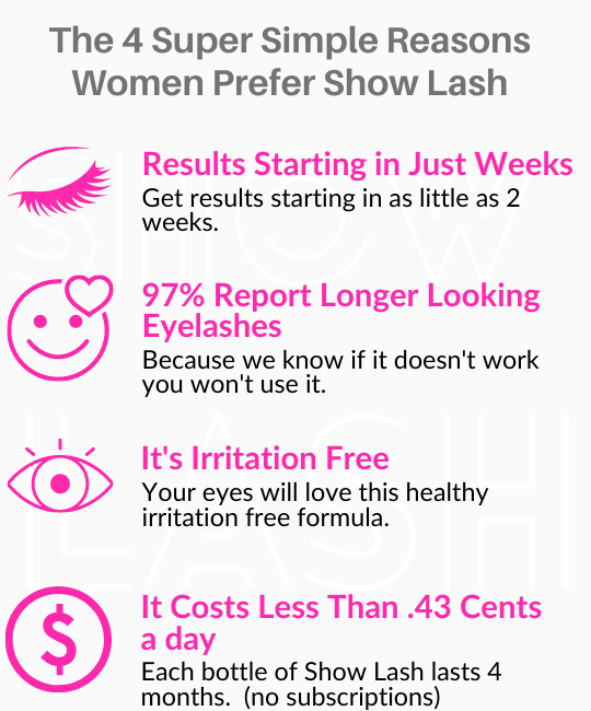 show lash, eyelash growth serum, lash growth serum, eyelash serum, LeVaye' Cosmetics