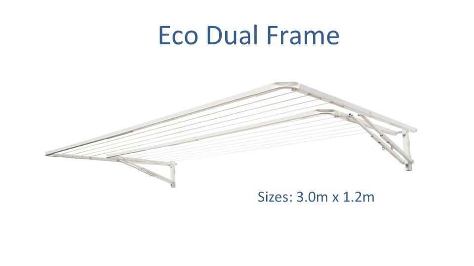 3m dual frame clothesline