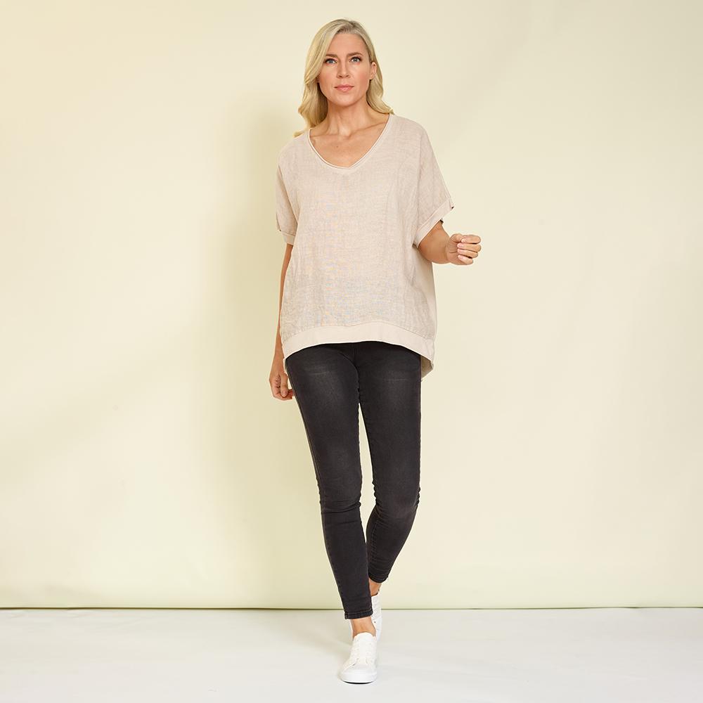 Sutton Top (Beige)