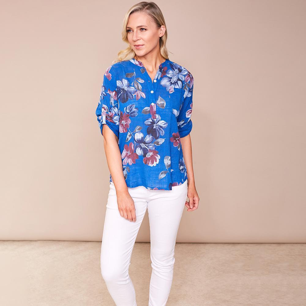 Meghan Blouse (Royal Blue)