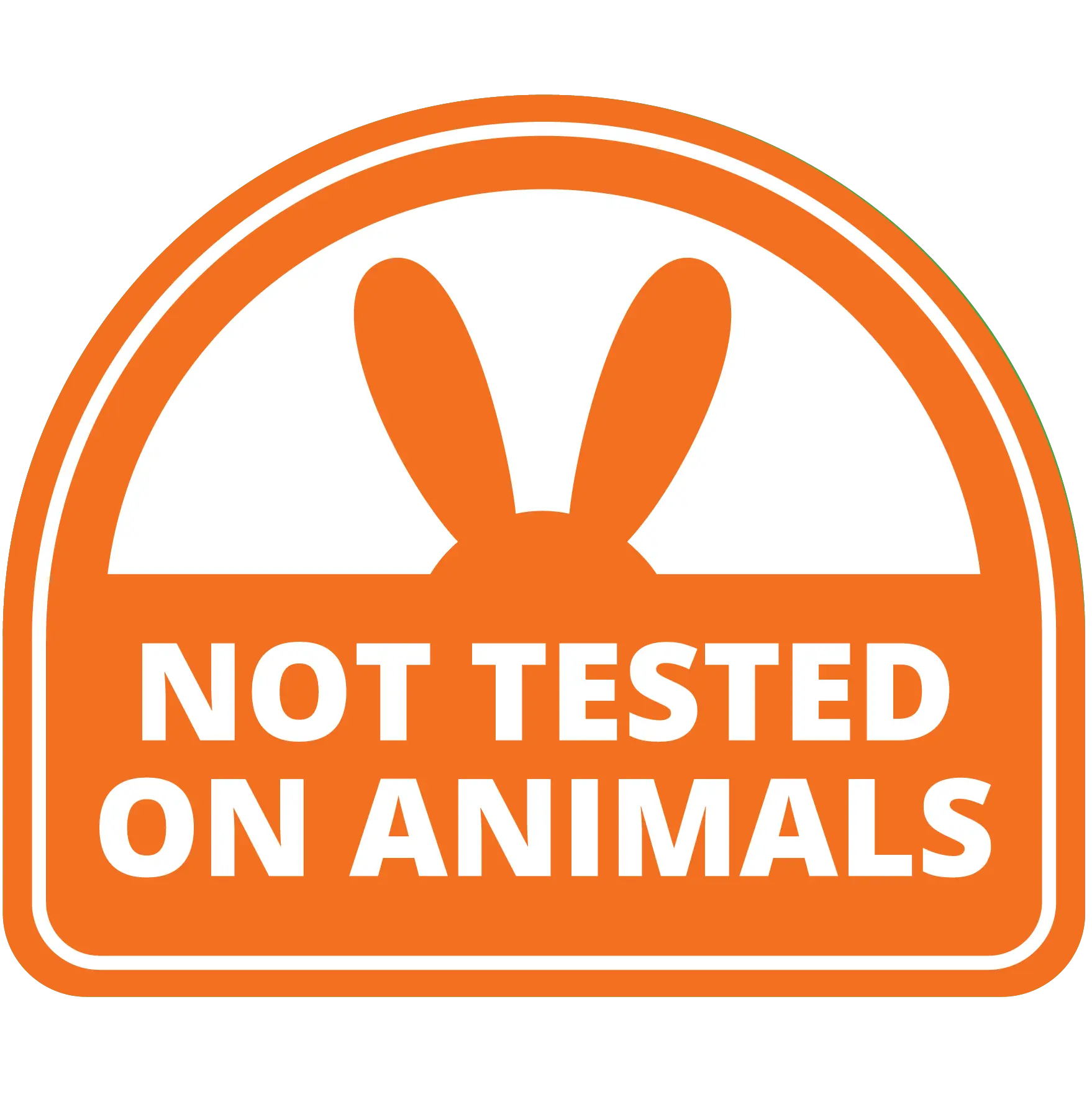 Not tested on animals