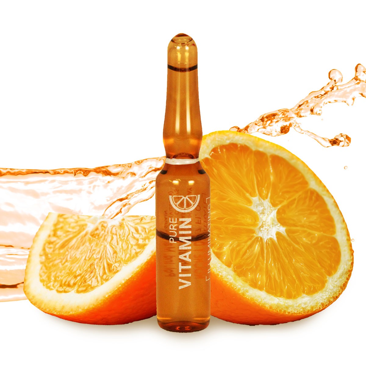 Vitamin C Concentrate (12 Pack of Ampoules) and free Vitamin C Cleansing Water