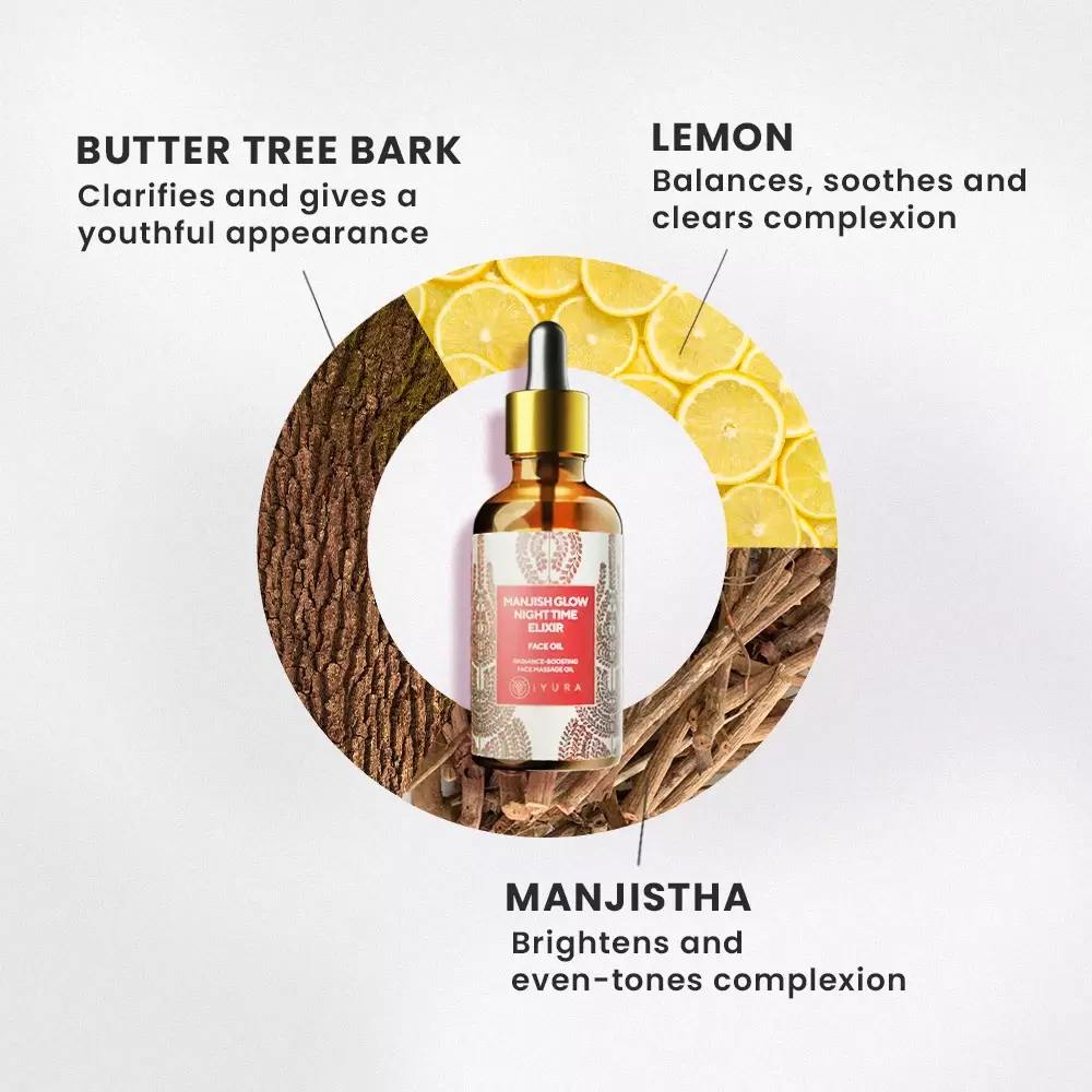 Main ingredients: Manjistha, Butter tree bark, Lemon