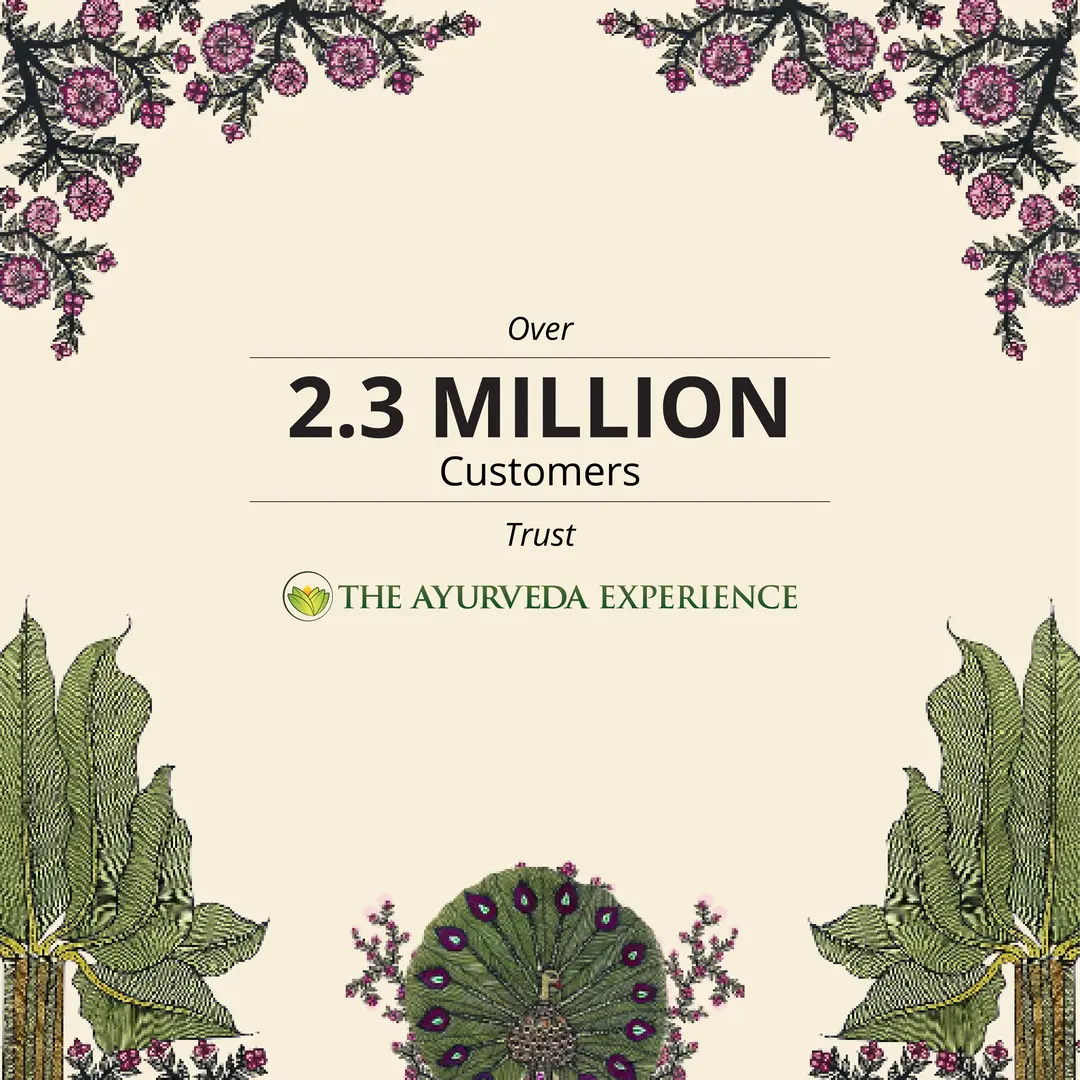 Over 2.3 million customers trust The Ayurveda Experience