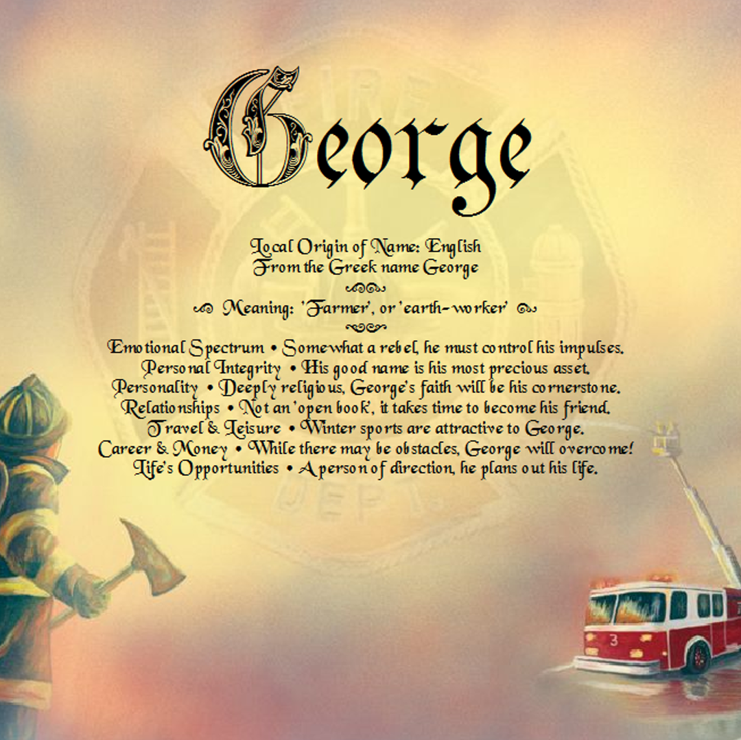 Firefighter Gift Personalized
