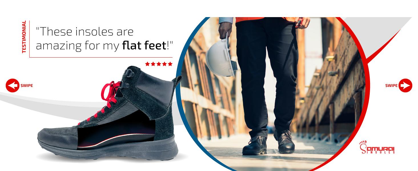 samurai insoles amazing for my flat feet