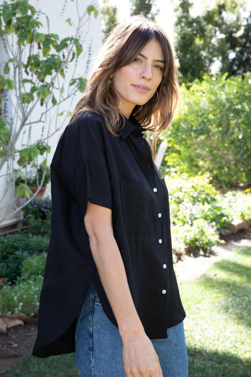 Spring Capsule Wardrobe | Short Sleeve Box Top