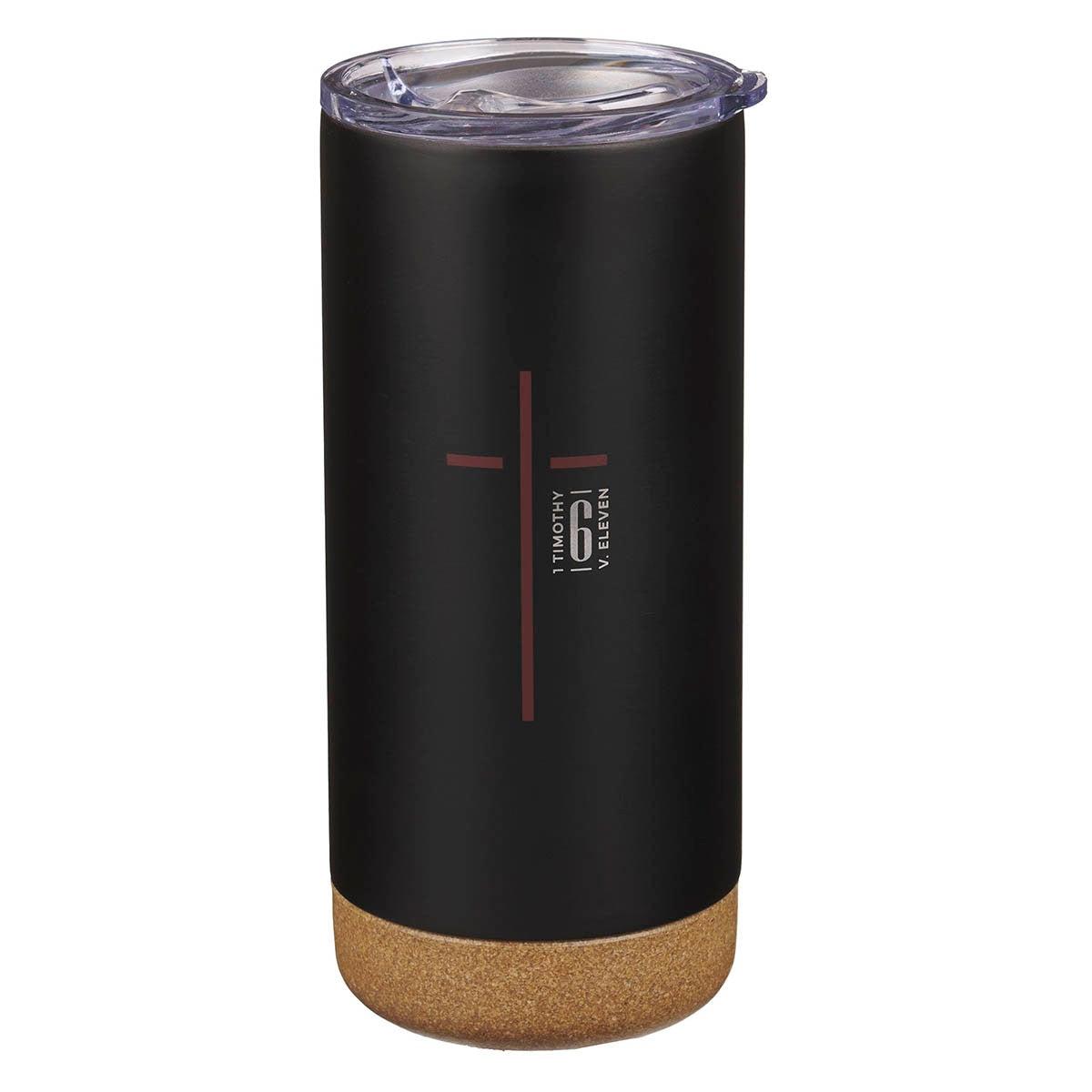 Man of God Black Stainless Steel Tumbler