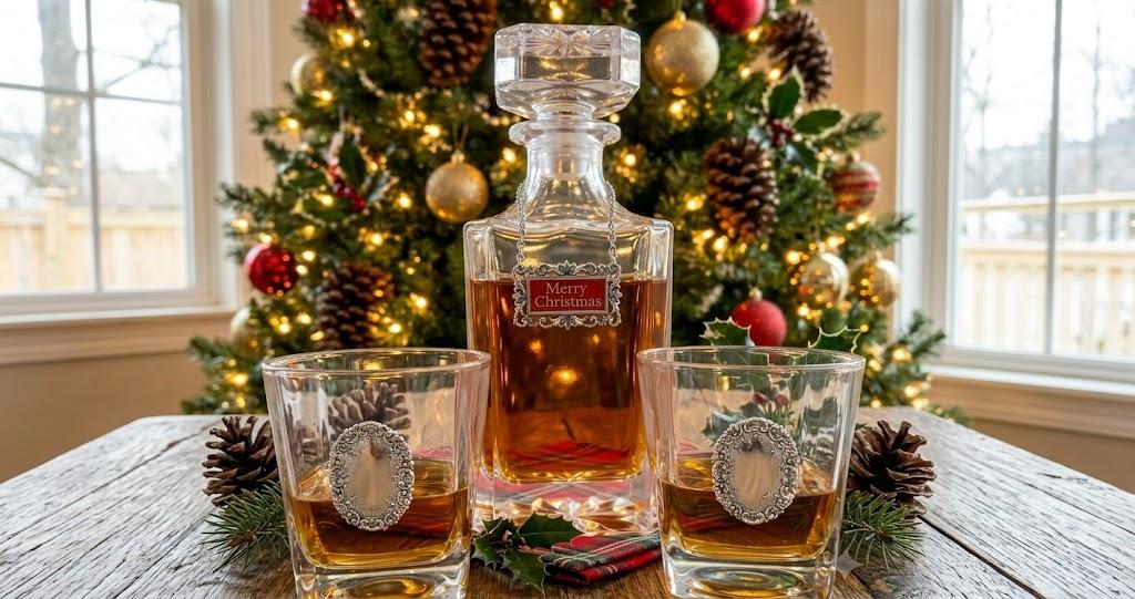Merry Christmas Decanter