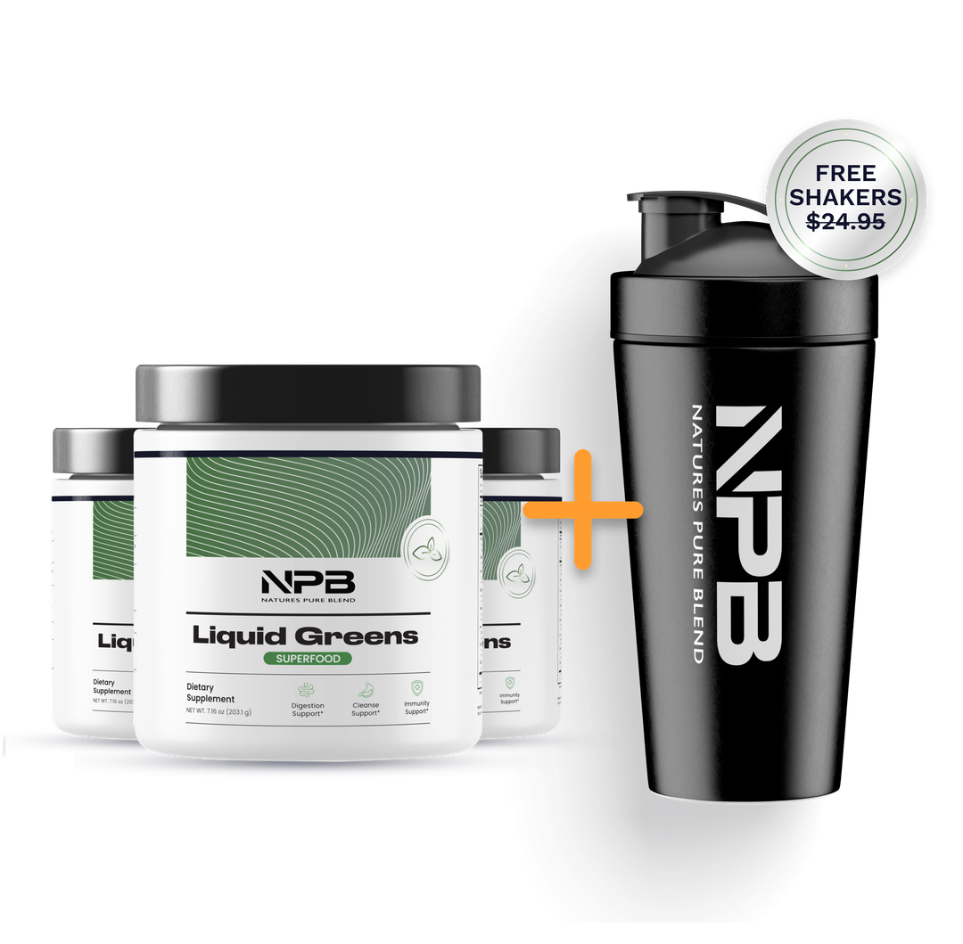 3 Liquid Greens + Free Shaker