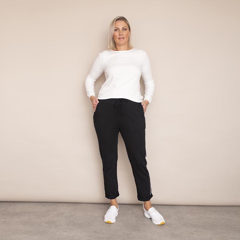 Ciara Joggers - Plus Size (Black)