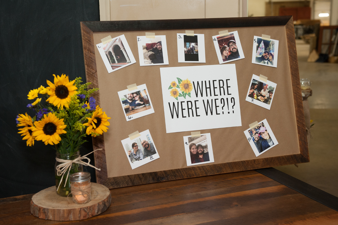 Where Were We - Bridal Shower Game