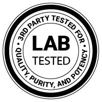 3rd party lab tested for quality, purity and potency