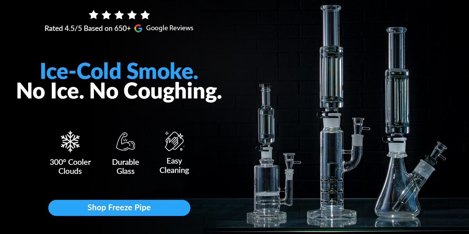best selling bongs and pipes on table