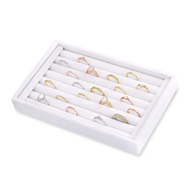 Velvet ring organizer