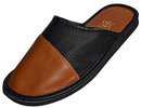 Rick - Closed toe leather slippers for men - Reindeer Leather