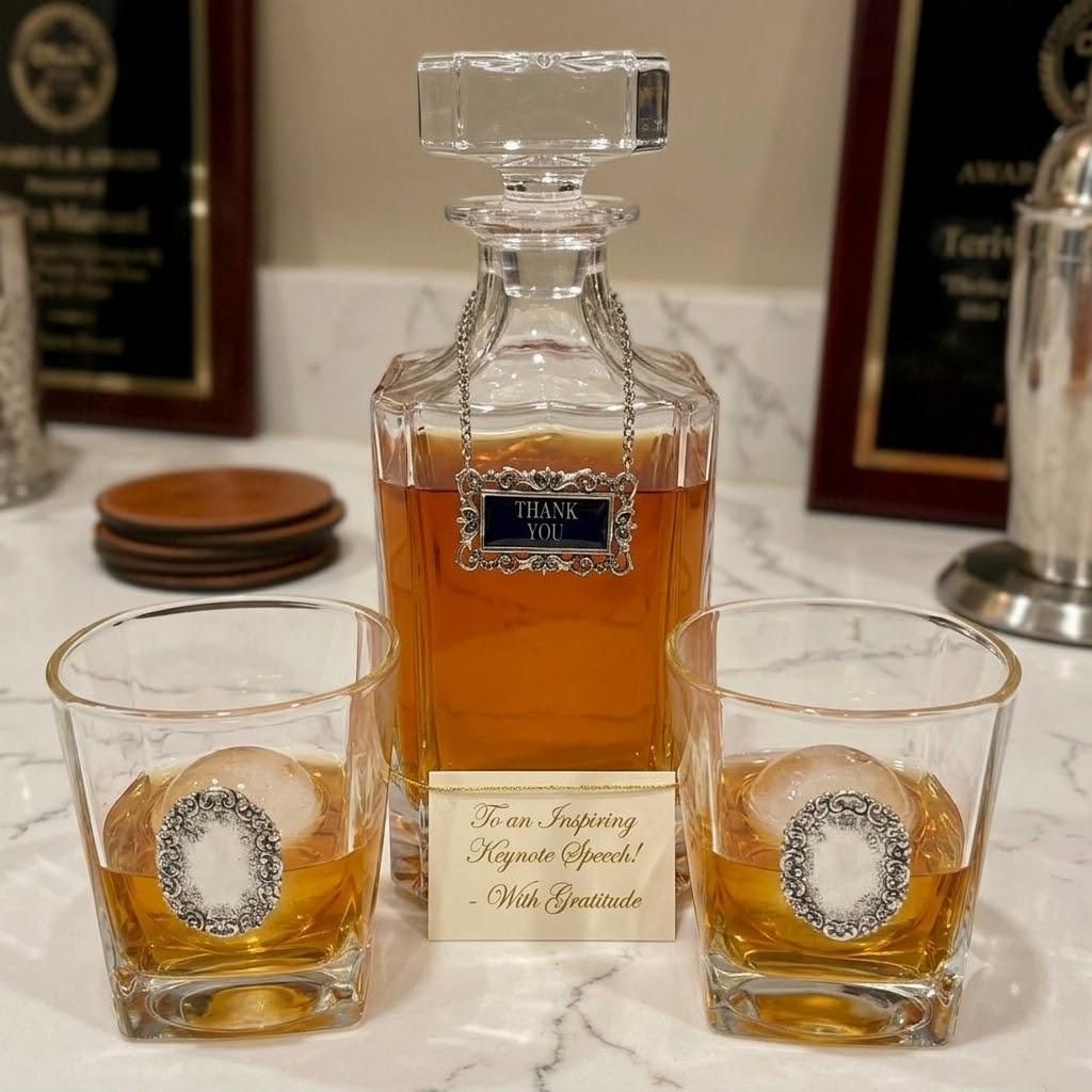 Thank-you decanter set