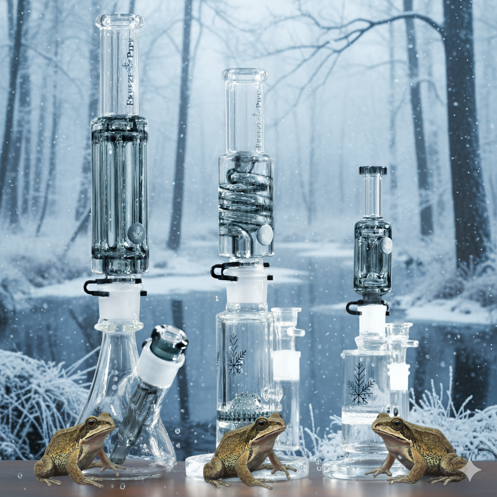 frozen frogs and freeze pipe