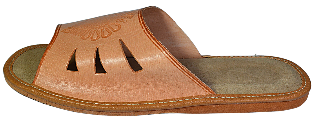 Topher - Mens handmade slippers - Reindeer Leather