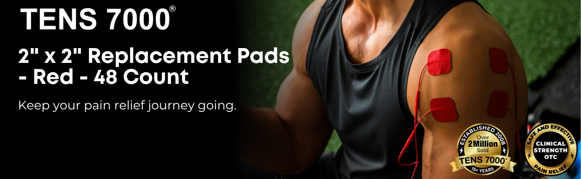 2" x 2" Replacement Pads - Red - 48 Count