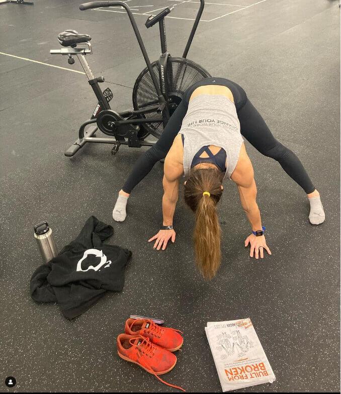 Stretching routine from Built From Broken image